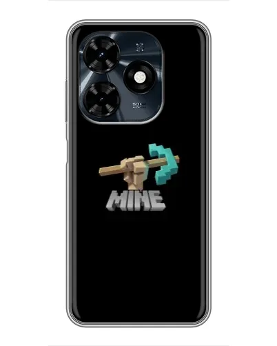 Чехол для TECNO Spark 20c с картинкой «Алмазная кирка» Чехол для TECNO Spark 20c с картинкой «Алмазная кирка»