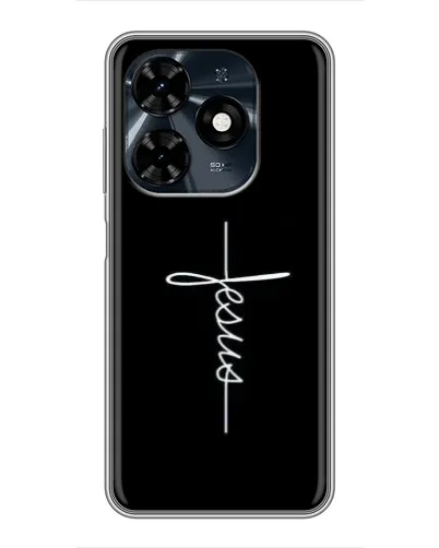 Чехол для TECNO Spark 20c с картинкой «Тонкая линия веры»