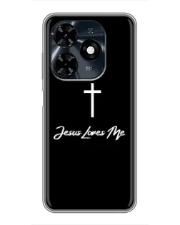 Чехол для TECNO Spark 20c с картинкой «Иисус любит тебя»