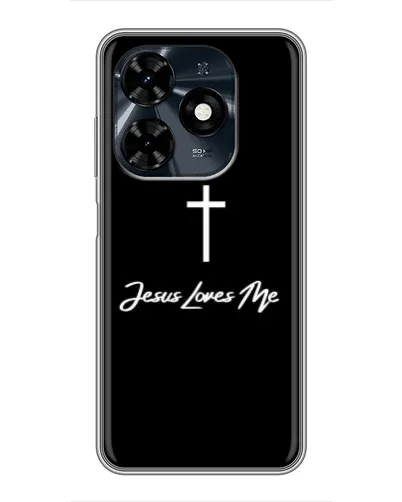 Чехол для TECNO Spark 20c с картинкой «Иисус любит тебя»