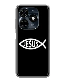 Чехол для TECNO Spark 20c с картинкой «Классический Jesus»
