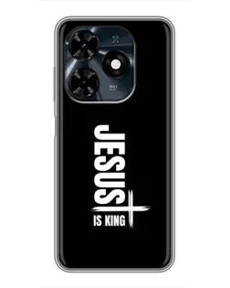 Чехол для TECNO Spark 20c с картинкой «Вертикаль веры Jesus»