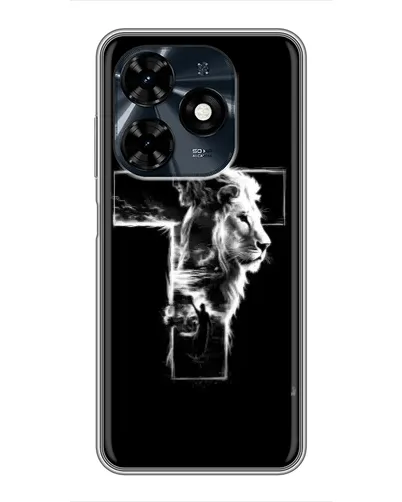 Чехол для TECNO Spark 20c с картинкой «Сияющий крест Jesus» Чехол для TECNO Spark 20c с картинкой «Сияющий крест Jesus»