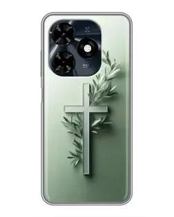 Чехол для TECNO Spark 20c с картинкой «Оливковая ветвь» Чехол для TECNO Spark 20c с картинкой «Оливковая ветвь»