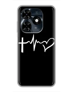 Чехол для TECNO Spark 20c с картинкой «Пульс веры» Чехол для TECNO Spark 20c с картинкой «Пульс веры»