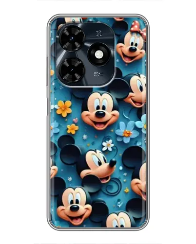 Чехол для TECNO Spark 20c с картинкой «Паттерн Микки и Минни» Чехол для TECNO Spark 20c с картинкой «Паттерн Микки и Минни»