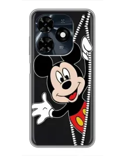 Чехол для TECNO Spark 20c с картинкой «Микки раздвигает стены»