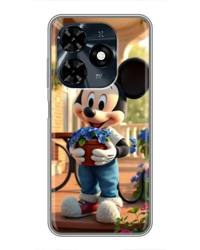 Чехол для TECNO Spark 20c с картинкой «Микки садовод» Чехол для TECNO Spark 20c с картинкой «Микки садовод»