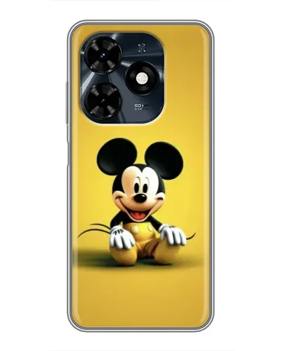 Чехол для TECNO Spark 20c с картинкой «Микки на желтом» Чехол для TECNO Spark 20c с картинкой «Микки на желтом»