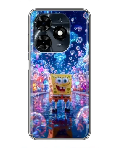 Чехол для TECNO Spark 20c с картинкой «Неоновый океан» Чехол для TECNO Spark 20c с картинкой «Неоновый океан»