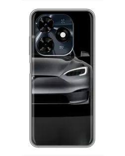 Чехол для TECNO Spark 20c с картинкой «Tesla Model S Look» Чехол для TECNO Spark 20c с картинкой «Tesla Model S Look»