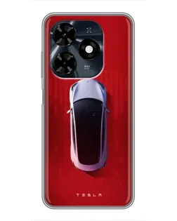 Чехол для TECNO Spark 20c с картинкой «Tesla Top View» Чехол для TECNO Spark 20c с картинкой «Tesla Top View»