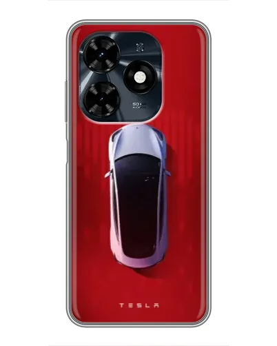 Чехол для TECNO Spark 20c с картинкой «Tesla Top View» Чехол для TECNO Spark 20c с картинкой «Tesla Top View»