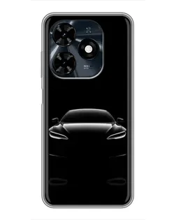 Чехол для TECNO Spark 20c с картинкой «Силуэт Tesla Night» Чехол для TECNO Spark 20c с картинкой «Силуэт Tesla Night»