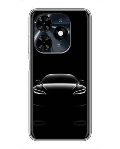 Чехол для TECNO Spark 20c с картинкой «Силуэт Tesla Night» Чехол для TECNO Spark 20c с картинкой «Силуэт Tesla Night»