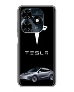 Чехол для TECNO Spark 20c с картинкой «Tesla Model Y» Чехол для TECNO Spark 20c с картинкой «Tesla Model Y»