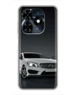 Чехол для TECNO Spark 20c с картинкой «Mercedes AMG GT Silver» Чехол для TECNO Spark 20c с картинкой «Mercedes AMG GT Silver»