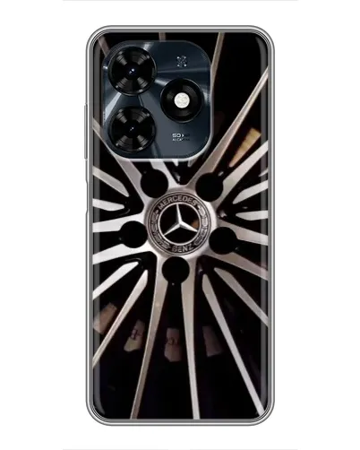Чехол для TECNO Spark 20c с картинкой «Диск Mercedes»