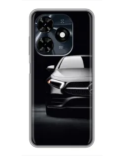 Чехол для TECNO Spark 20c с картинкой «Свет фар Mercedes»