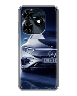 Чехол для TECNO Spark 20c с картинкой «Mercedes EQ — будущее»