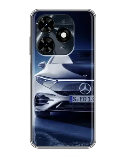 Чехол для TECNO Spark 20c с картинкой «Mercedes EQ — будущее»