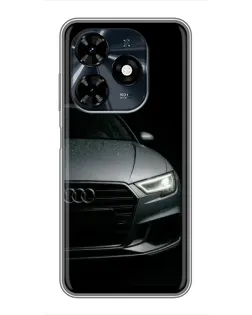 Чехол для TECNO Spark 20c с картинкой «Audi — детализация кузова» Чехол для TECNO Spark 20c с картинкой «Audi — детализация кузова»