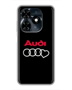 Чехол для TECNO Spark 20c с картинкой «Логотип Audi Heart» Чехол для TECNO Spark 20c с картинкой «Логотип Audi Heart»