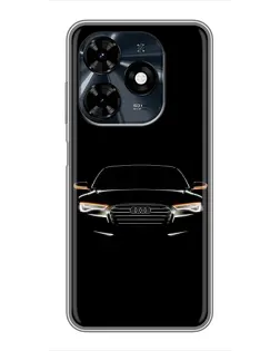 Чехол для TECNO Spark 20c с картинкой «Audi — ночной контур» Чехол для TECNO Spark 20c с картинкой «Audi — ночной контур»