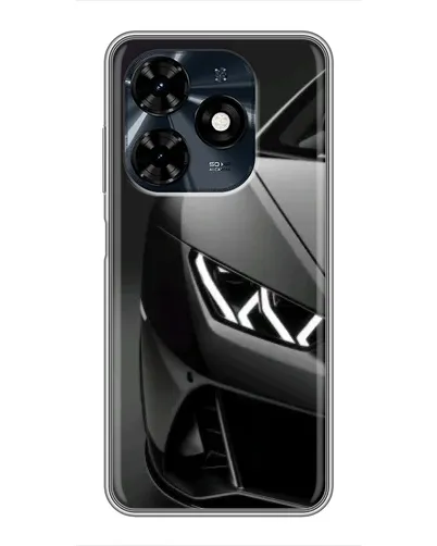 Чехол для TECNO Spark 20c с картинкой «Lamborghini фары детализация»