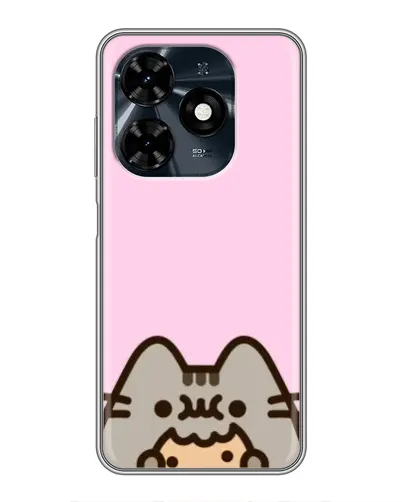 Чехол для TECNO Spark 20c с картинкой «Pusheen и печенье» Чехол для TECNO Spark 20c с картинкой «Pusheen и печенье»