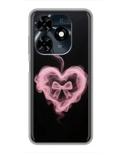 Чехол для TECNO Spark 20c с картинкой «Дымчатое сердце» Чехол для TECNO Spark 20c с картинкой «Дымчатое сердце»