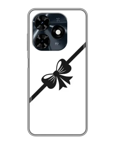 Чехол для TECNO Spark 20c с картинкой «Диагональный бант» Чехол для TECNO Spark 20c с картинкой «Диагональный бант»