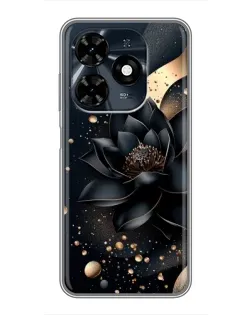 Чохол для TECNO Spark 20c з картинкою «Чорний лотос»