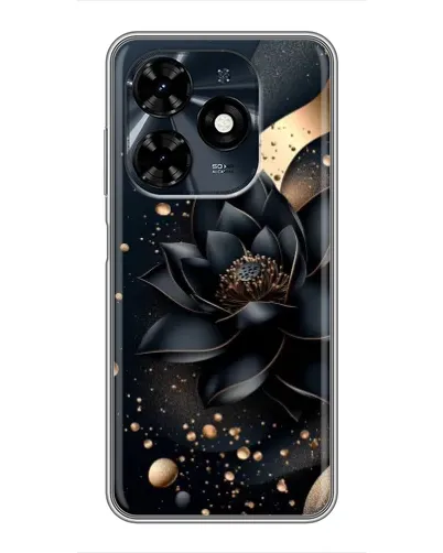 Чохол для TECNO Spark 20c з картинкою «Чорний лотос» Чохол для TECNO Spark 20c з картинкою «Чорний лотос»