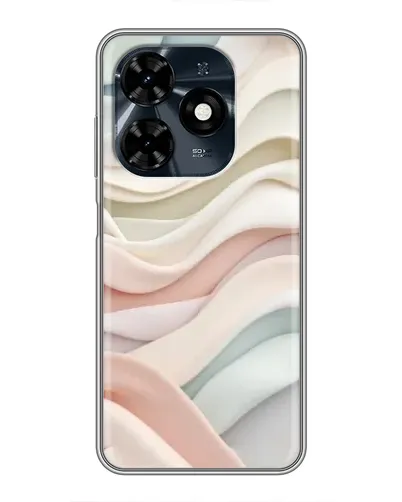 Чехол для TECNO Spark 20c с картинкой «Пастельные нежные волны» Чехол для TECNO Spark 20c с картинкой «Пастельные нежные волны»