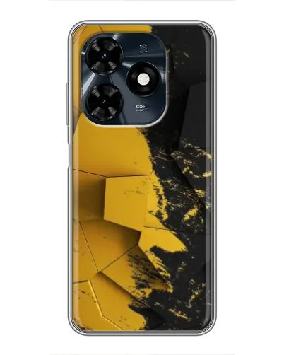 Чехол для TECNO Spark 20c с картинкой «Золотые осколки геометрии» Чехол для TECNO Spark 20c с картинкой «Золотые осколки геометрии»