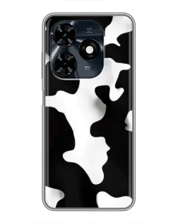 Чехол для TECNO Spark 20c с картинкой «Черно-белое пятно»
