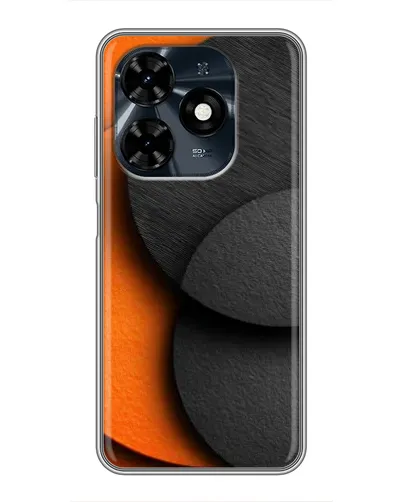 Чехол для TECNO Spark 20c с картинкой «Геометрия оранжевых кругов» Чехол для TECNO Spark 20c с картинкой «Геометрия оранжевых кругов»