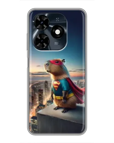 Чехол для TECNO Spark 20c с картинкой «Капи-мен супергерой» Чехол для TECNO Spark 20c с картинкой «Капи-мен супергерой»