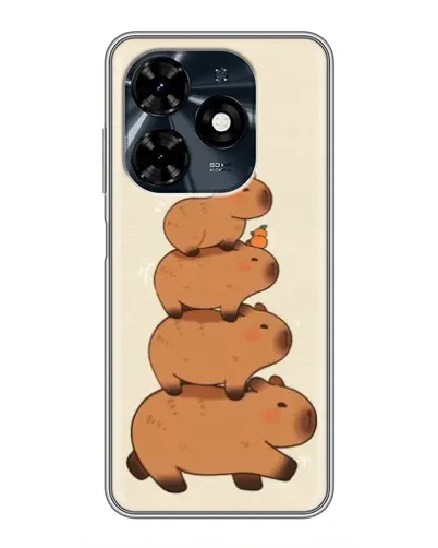 Чехол для TECNO Spark 20c с картинкой «Башня из капибар» Чехол для TECNO Spark 20c с картинкой «Башня из капибар»