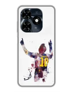 Чехол для TECNO Spark 20c с картинкой «Акварельный Месси Барселона» Чехол для TECNO Spark 20c с картинкой «Акварельный Месси Барселона»