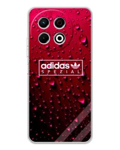 Чехол для TECNO Spark 30 Pro с картинкой «Adidas Gold Marble»