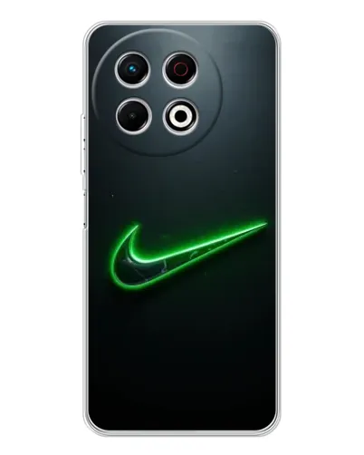 Чехол для TECNO Spark 30 Pro с картинкой «Неоновый контур Nike» Чехол для TECNO Spark 30 Pro с картинкой «Неоновый контур Nike»