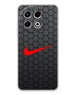 Чехол для TECNO Spark 30 Pro с картинкой «Nike — карбоновая сетка» Чехол для TECNO Spark 30 Pro с картинкой «Nike — карбоновая сетка»