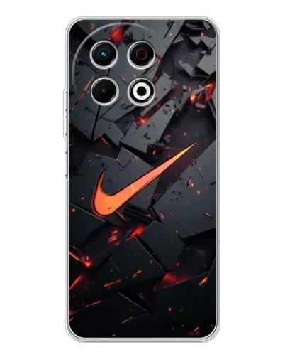 Чехол для TECNO Spark 30 Pro с картинкой «Nike — эффект разломов» Чехол для TECNO Spark 30 Pro с картинкой «Nike — эффект разломов»