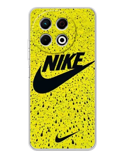 Чехол для TECNO Spark 30 Pro с картинкой «Желтый текстурный Nike» Чехол для TECNO Spark 30 Pro с картинкой «Желтый текстурный Nike»