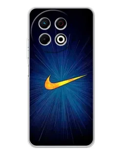 Чехол для TECNO Spark 30 Pro с картинкой «Синий пульс Nike» Чехол для TECNO Spark 30 Pro с картинкой «Синий пульс Nike»