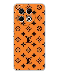 Чехол для TECNO Spark 30 Pro с картинкой «Оранжевый стиль LV»