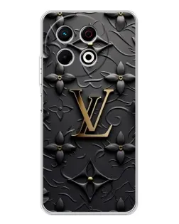 Чехол для TECNO Spark 30 Pro с картинкой «Кожаная текстура LV»