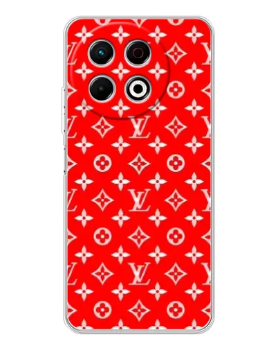 Чехол для TECNO Spark 30 Pro с картинкой «Яркий паттерн LV»